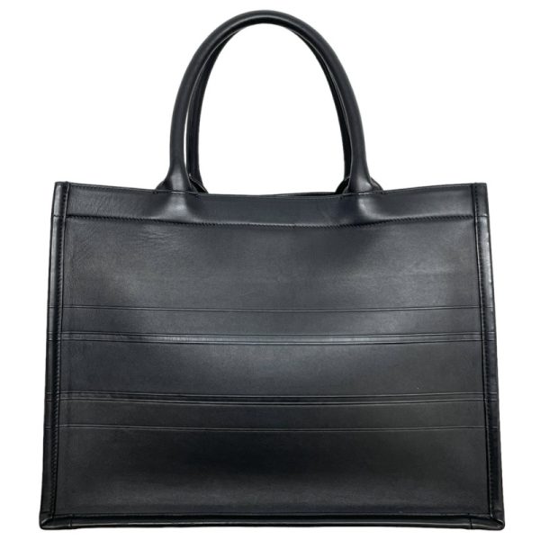 3 Christian Dior Book Calfskin Tote Bag Black