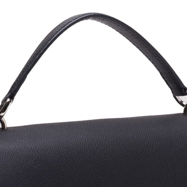 3 Louis Vuitton My Lock Me Taurillon Leather Handbag Noir Black