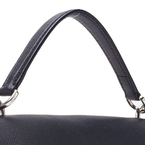 3 Louis Vuitton My Lock Me Taurillon Leather Handbag Noir Black