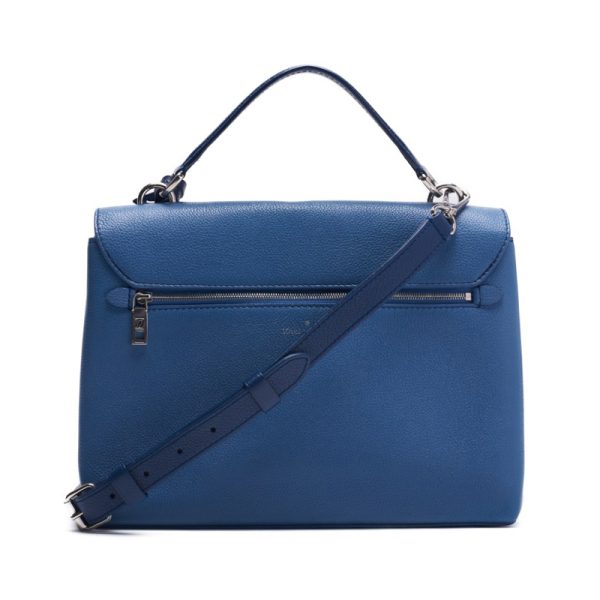 3 Louis Vuitton My Lock Me Taurillon Leather Handbag BlueIvory