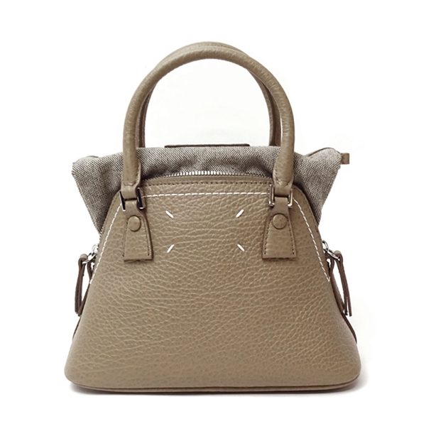 3 Maison Margiela 5AC Micro Grainy Leather Handbag Tan