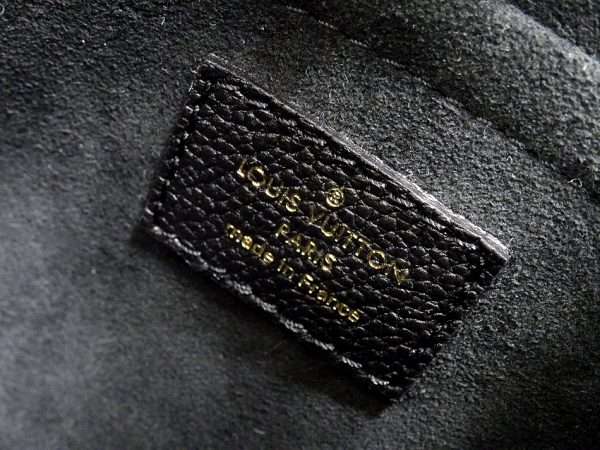 30405m01 9 Louis Vuitton Speedy Bandouliere 20 Monogram Giant Grained Leather 2way Mini Handbag Shoulder Crossbody Chain Noir