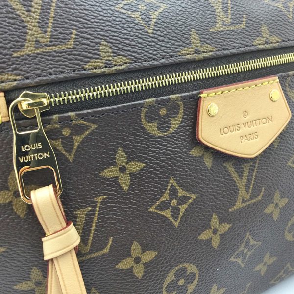 31003149310 177k004 Louis Vuitton Jena PM Monogram PVC Vinyl Chloride Handbag Shoulder Bag Brown