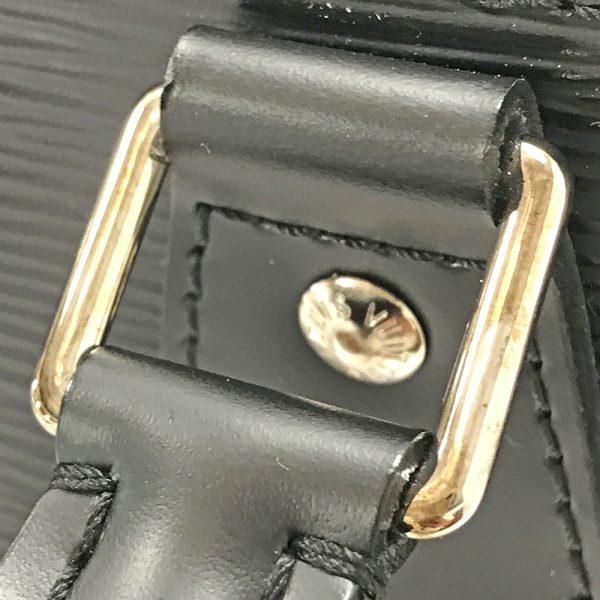 31003149315 251 07u Louis Vuitton Alma PM Epi Handbag Commuting Bag Noir Black