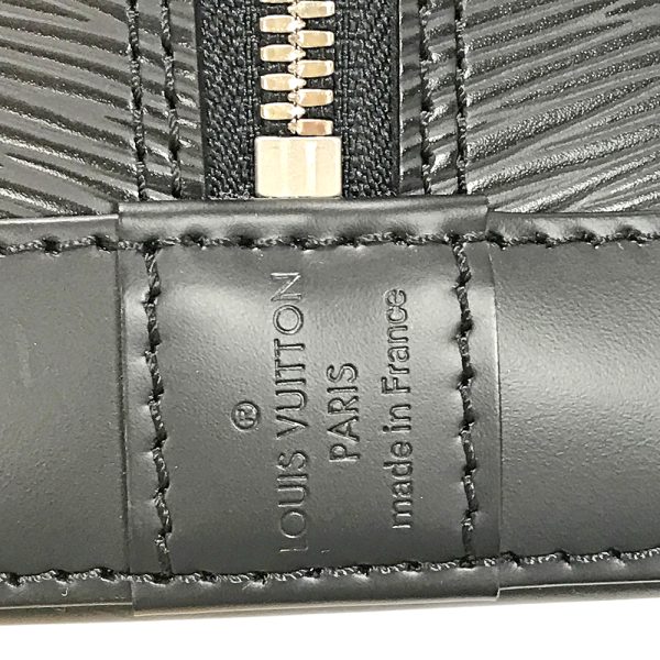31003149315 251 10u Louis Vuitton Alma PM Epi Handbag Commuting Bag Noir Black
