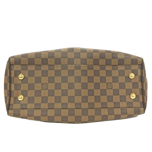 31003149315 252 04u Louis Vuitton Trevi PM Damier Ebene Handbag Brown