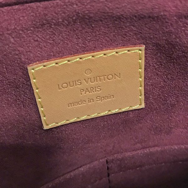 31003149315 322 10u Louis Vuitton Pallas Bordeaux Wine Red Shoulder Bag Handbag Brown