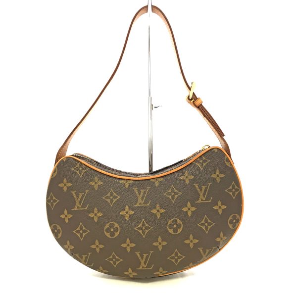 31004279315 280 02u Louis Vuitton Pochette Croissant Pm Handbag Monogram Shoulder Bag Brown