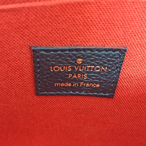 31004279315 337 08u Louis Vuitton Pochette Felicie Clutch Empreinte Marine Rouge Chain Crossbody Shoulder Bag Black