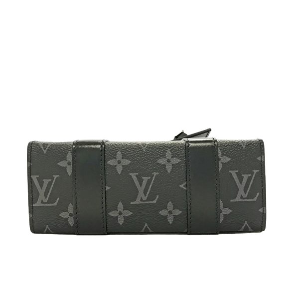 31004279315 371 04u Louis Vuitton Sac Plat Mini Monogram Eclipse Shoulder Bag Black