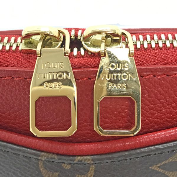 31004279315 403 04u Louis Vuitton Pallas BB Monogram Cerise Shoulder Bag Brown Red