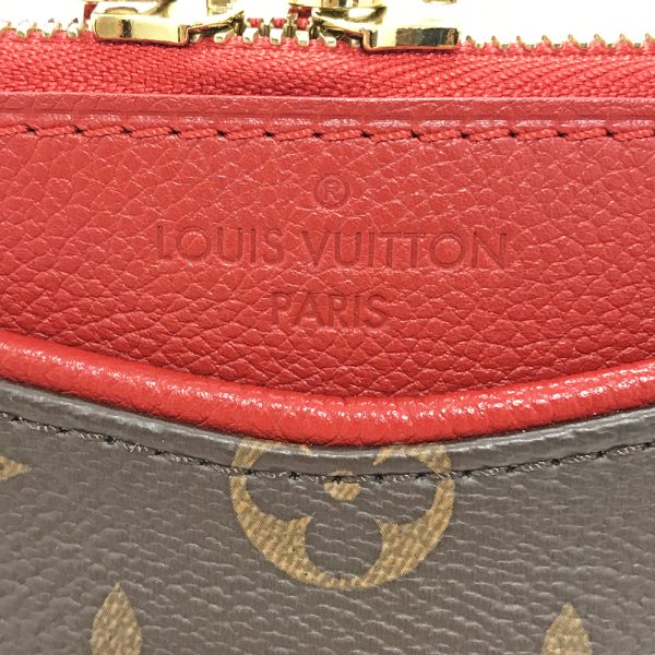 31004279315 403 05u Louis Vuitton Pallas BB Monogram Cerise Shoulder Bag Brown Red
