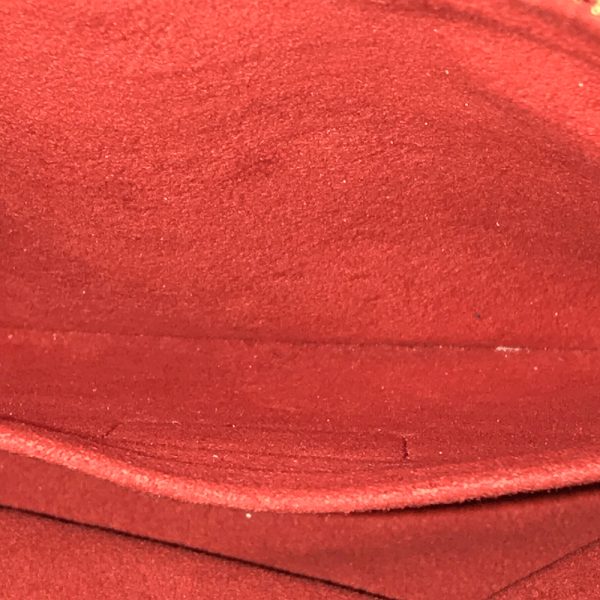 31004279315 403 09u Louis Vuitton Pallas BB Monogram Cerise Shoulder Bag Brown Red