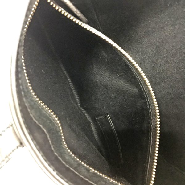 31005139315 1 16u Yves Saint Lauren Le Cincassette Leather Handbag Semi Shoulder Bag Black