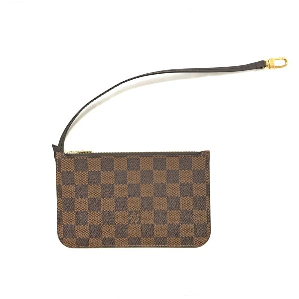 31005409315 129 11u Louis Vuitton Neverfull PM Damier Ebene Shoulder Bag Tote Bag Commuting Bag with Pouch Brown