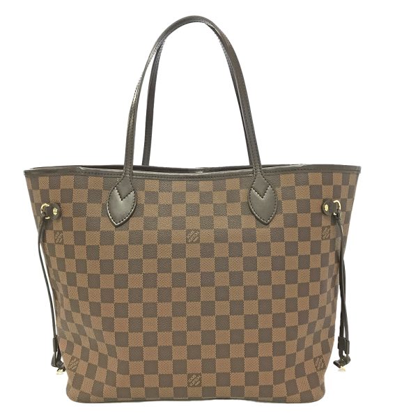 31005409315 48 02u Louis Vuitton Neverfull MM Damier Ebene Classic Large Bag Commuting Bag Brown