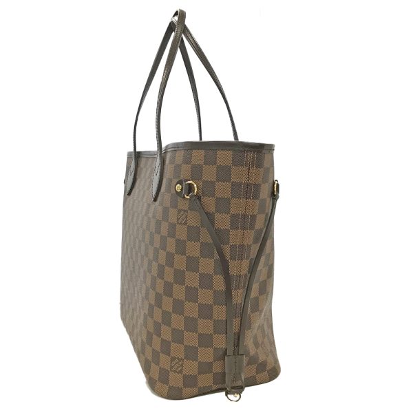 31005409315 48 03u Louis Vuitton Neverfull MM Damier Ebene Classic Large Bag Commuting Bag Brown