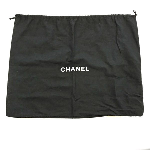 31005419315 16 18u Chanel Bowling Tote Cambon Line Shoulder Bag Black