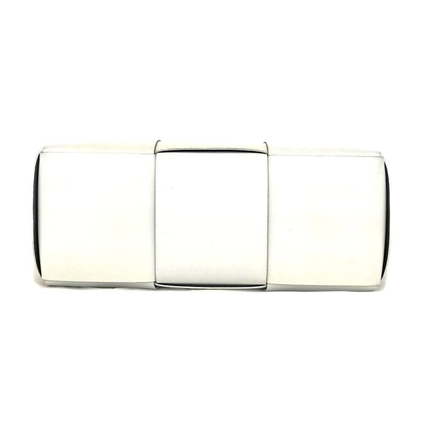 31005569315 3 03u Bottega Veneta Small Arco Tote Bag with Pouch Maxi Intrecciato White