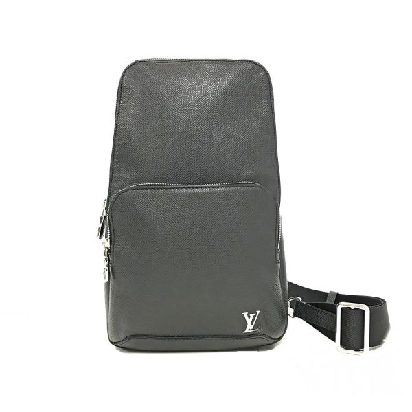 31006539315 24 01u transformed Louis Vuitton Avenue Sling Bag Shoulder Bag Crossbody Bag Taiga Noir Black