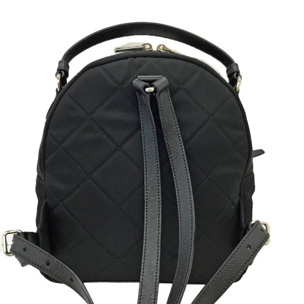 31007709317 1t Prada Backpack Nylon Leather Daypack Black