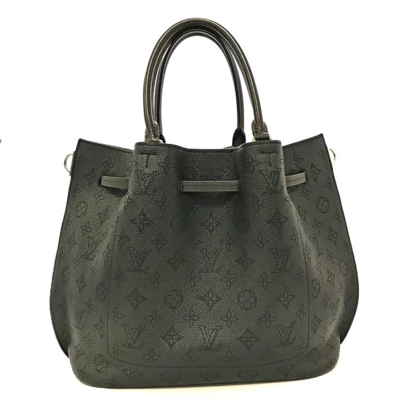 31008799315 100 04u Louis Vuitton Girarotta Mahina Noir Double Handle Handbag