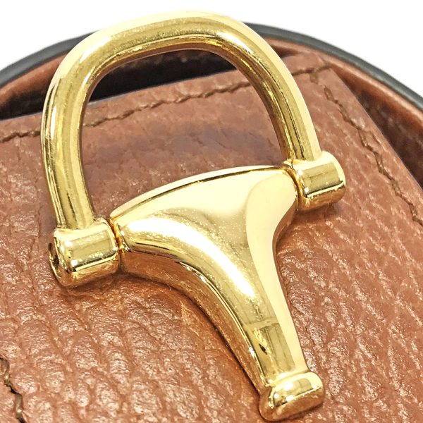 31008829315 7 13u Gucci Horsebit 1955 Mini Bag GG Denim Leather Shoulder Bag Navy Brown
