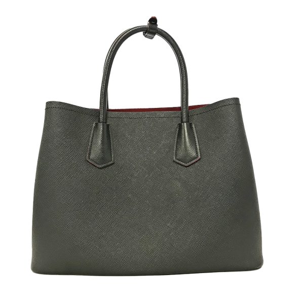 31008839315 13 02u Prada Double Saffiano Leather 2WAY Handbag Shoulder Bag Black