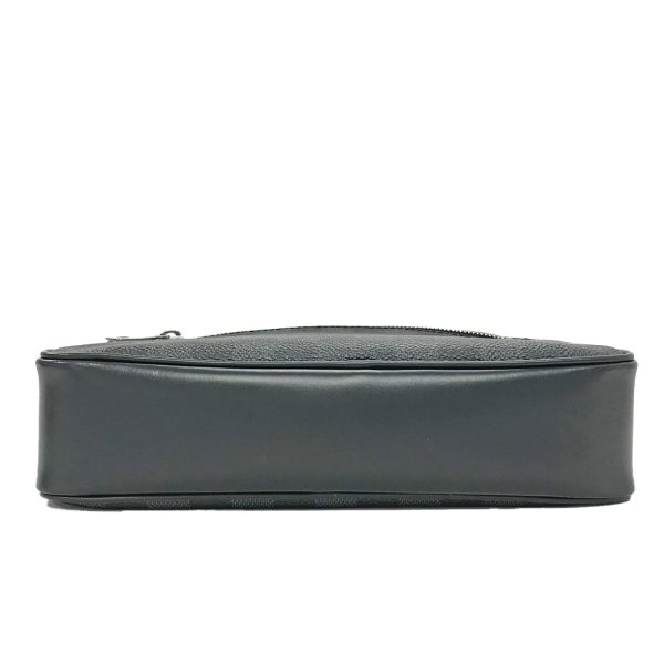 31013319315 53 05u Louis Vuitton Pochette Kasai Damier Graphite Handbag Black