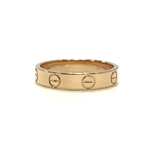 31034079315 30 02u Cartier Mini Love Ring Size 95 K18PG Pink Gold 30g