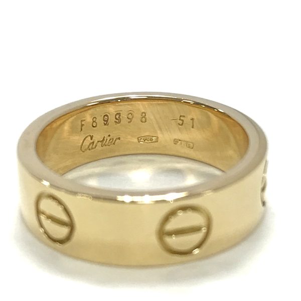 31034079315 33 06u Cartier Love Ring Size 105 K18YG Ring Yellow Gold