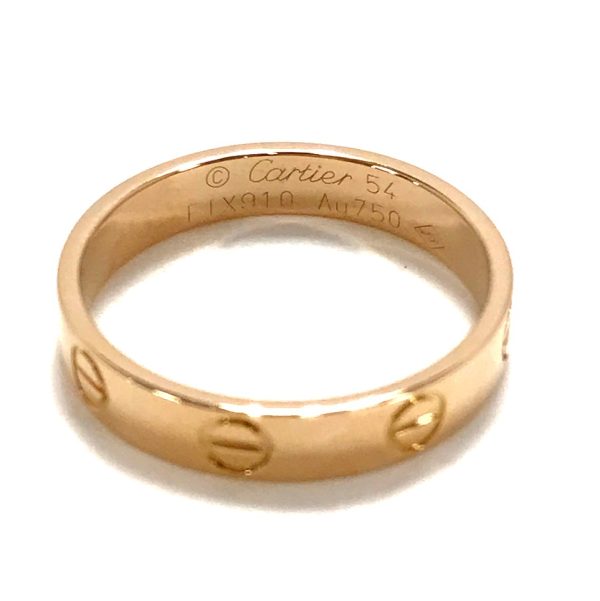 31034079315 35 05u Cartier Mini Love Ring Size 14 K18PG 33g Pink Gold