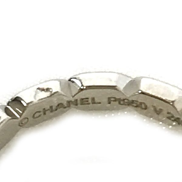 3103410 204u Chanel Premier Promise Wedding Ring Size 85 Pt950 Diamond Platinum Silver