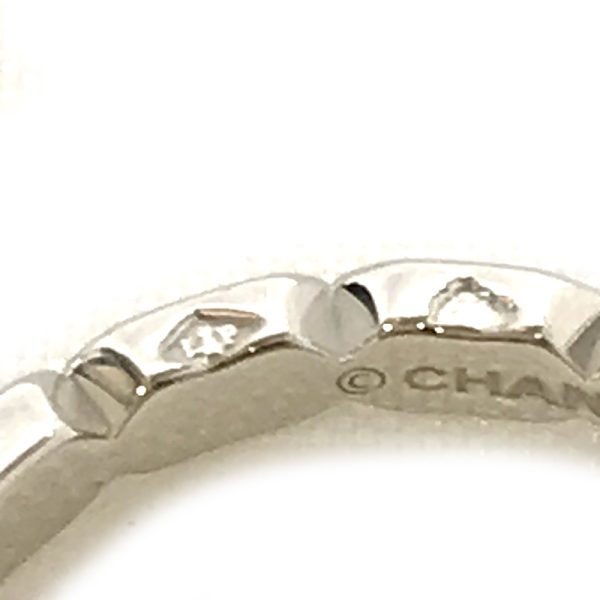 3103410 206u Chanel Premier Promise Wedding Ring Size 85 Pt950 Diamond Platinum Silver