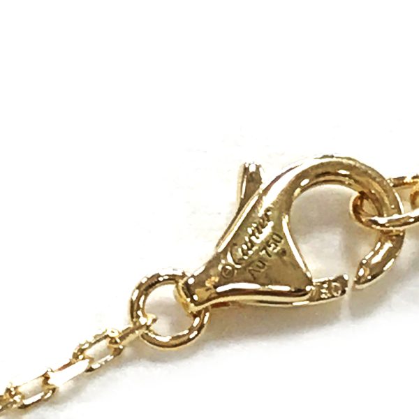 31034609315 6 06u Cartier Amour Necklace SM 41cm K18YG Diamond Yellow Gold