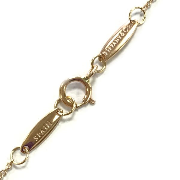 31034629315 10 03u Tiffany Co Open Heart Necklace 7mm 40cm K18PG Pink Gold