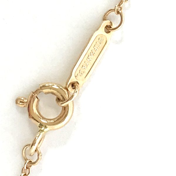31034629315 3 06u Tiffany Co Heart Pendant Extra Mini 41cm Diamond K18PG Pink Gold