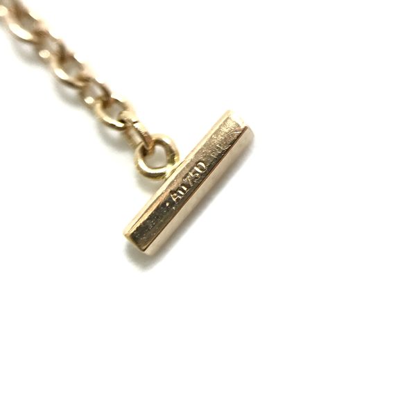 31035159315 6 07u Tiffany Co T Smile Mini Bracelet Size 17cm K18RG PG Rose Gold