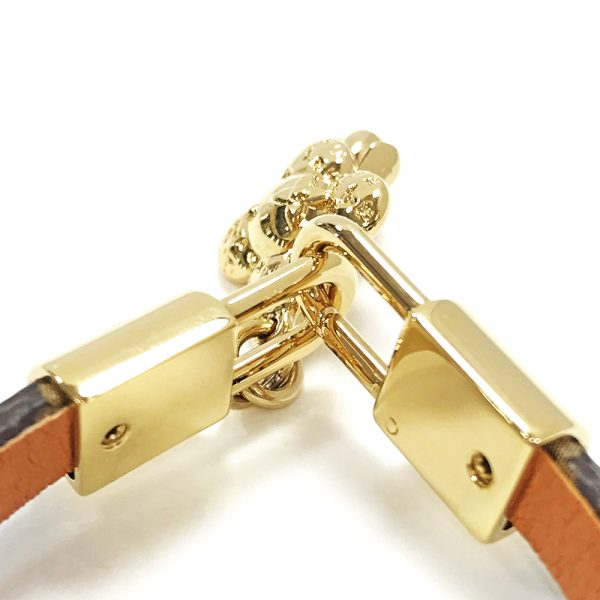 31035479315 20 04u Louis Vuitton Vivienne Bracelet 155cm Monogram Brown