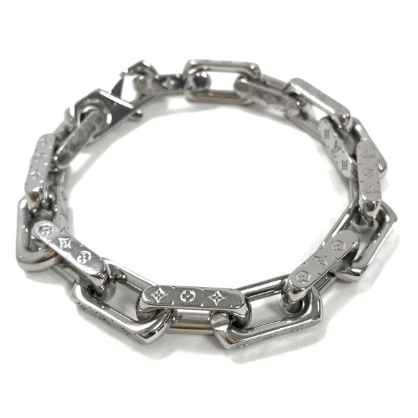 31035479315 9 02u Louis Vuitton Bracelet Chain Monogram Silver