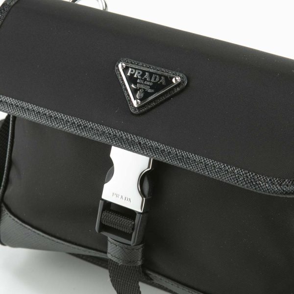 320100kma390001 3 Prada Shoulder Bag Nylon Saffiano Leather Smartphone Case