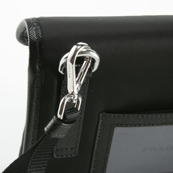 320100kma390001 5 Prada Shoulder Bag Nylon Saffiano Leather Smartphone Case