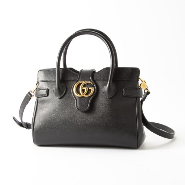 320200kwa290075 GUCCI GG DAHLIA SM Top Handle Bag