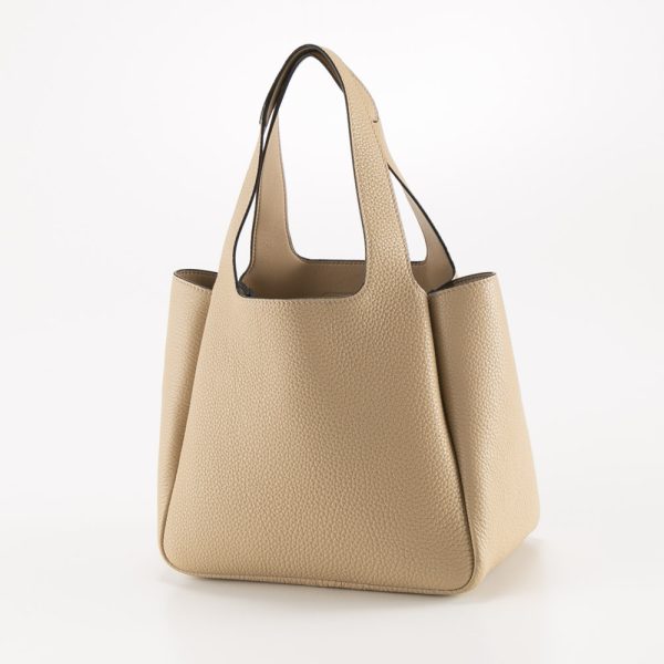 320200kwa390205 1 Prada Vitello Daino Soft MD Leather Tote Bag Beige