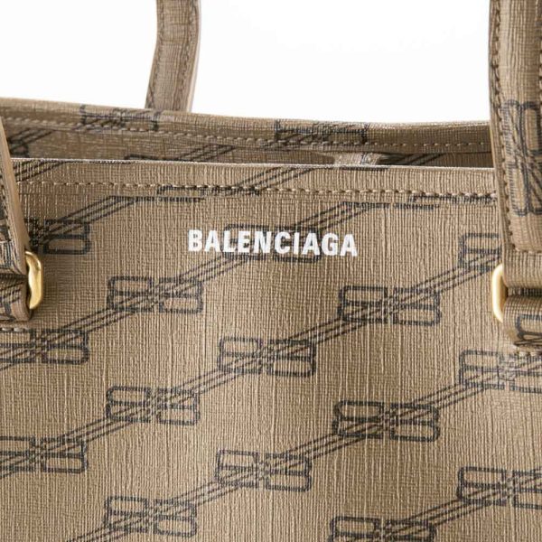 320200kwa390295 5 Balenciaga Handbag Tote Bag MD Horizontal Shopper Brown