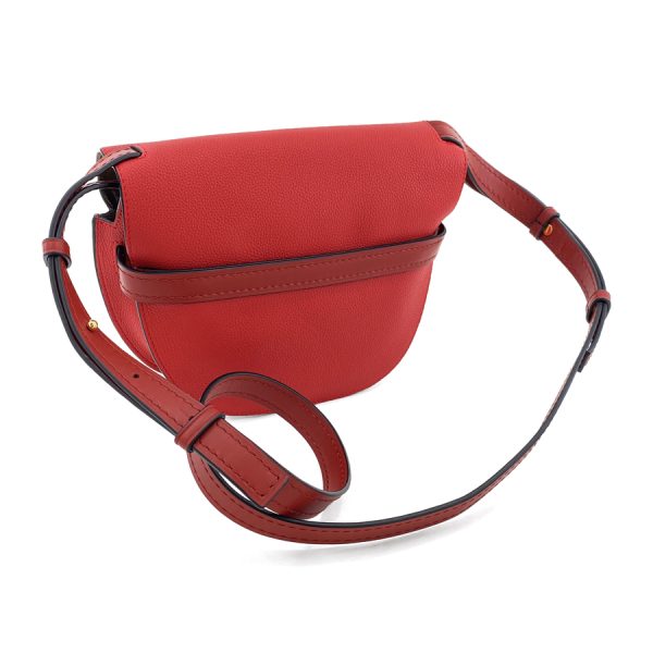 32112 t20 7016 02 LOEWE Bag Shoulder Bag Gate Small GATE SMALL BAG Leather Scarlet Red