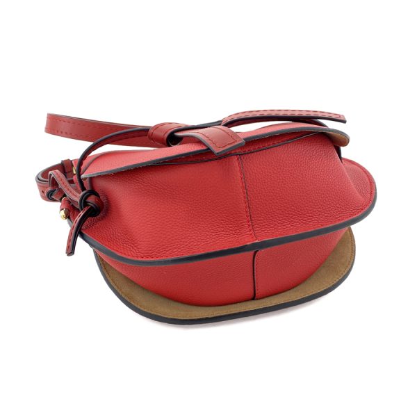 32112 t20 7016 03 LOEWE Bag Shoulder Bag Gate Small GATE SMALL BAG Leather Scarlet Red