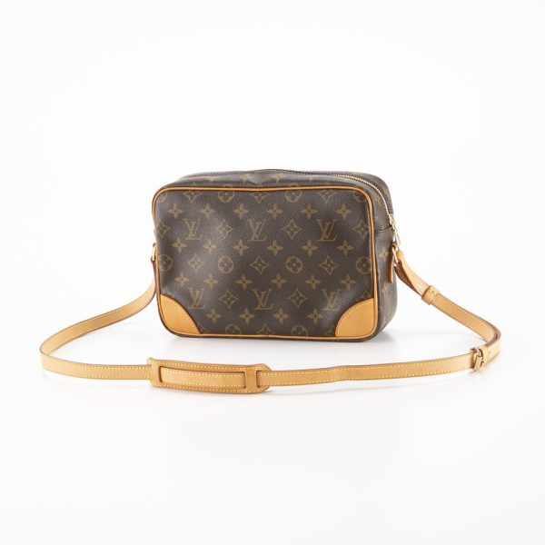 340100kwh490019 1 Louis Vuitton Monogram Canvas Trocadero Shoulder Bag Brown