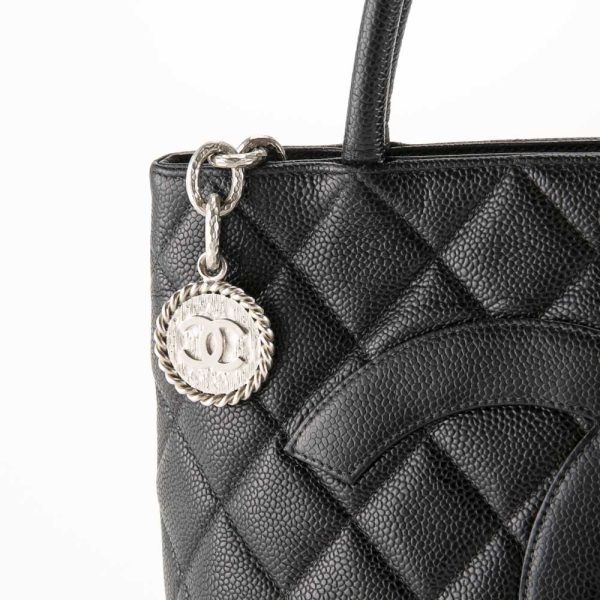 340200kwh490082 5 Chanel Caviar Skin Reproduction Tote Bag Black