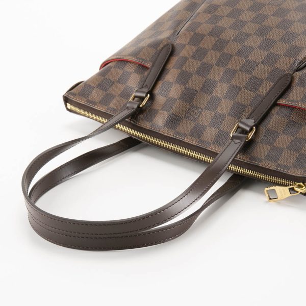 340200kwh490181 4 Louis Vuitton Totally PM Damier Canvas Tote Bag Handbag Brown